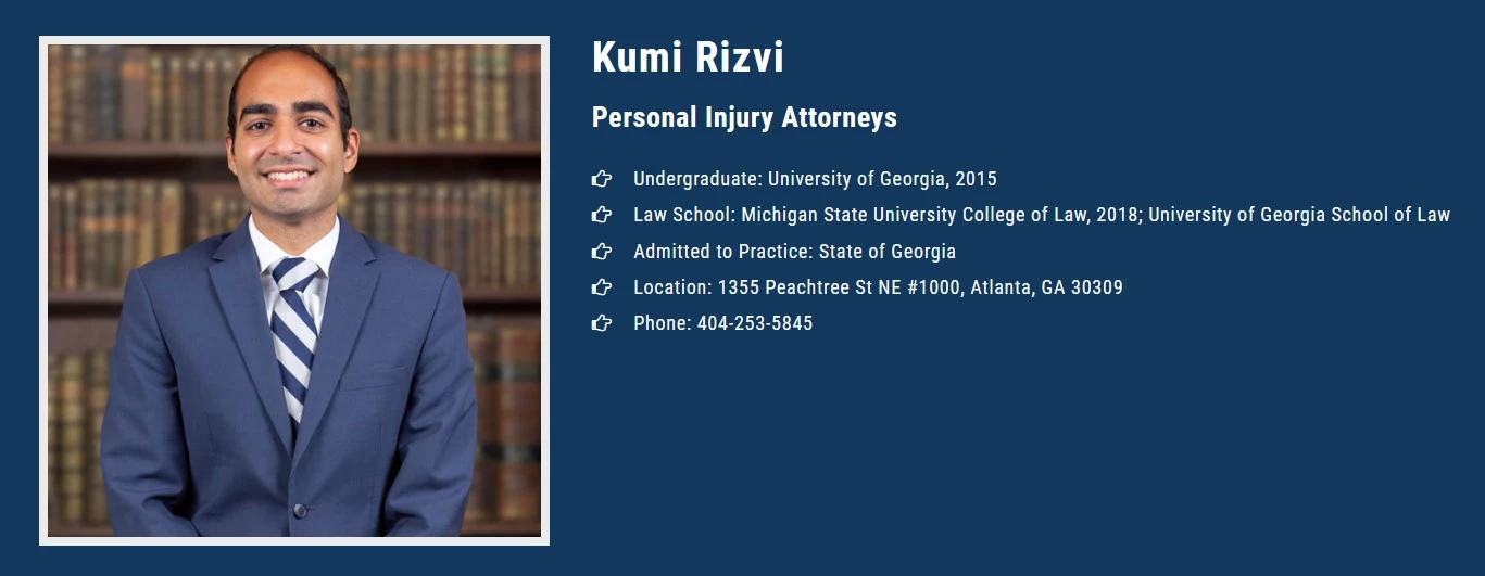 Kumi Rizvi Injury Attorney