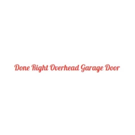 Done Right Overhead Garage Door