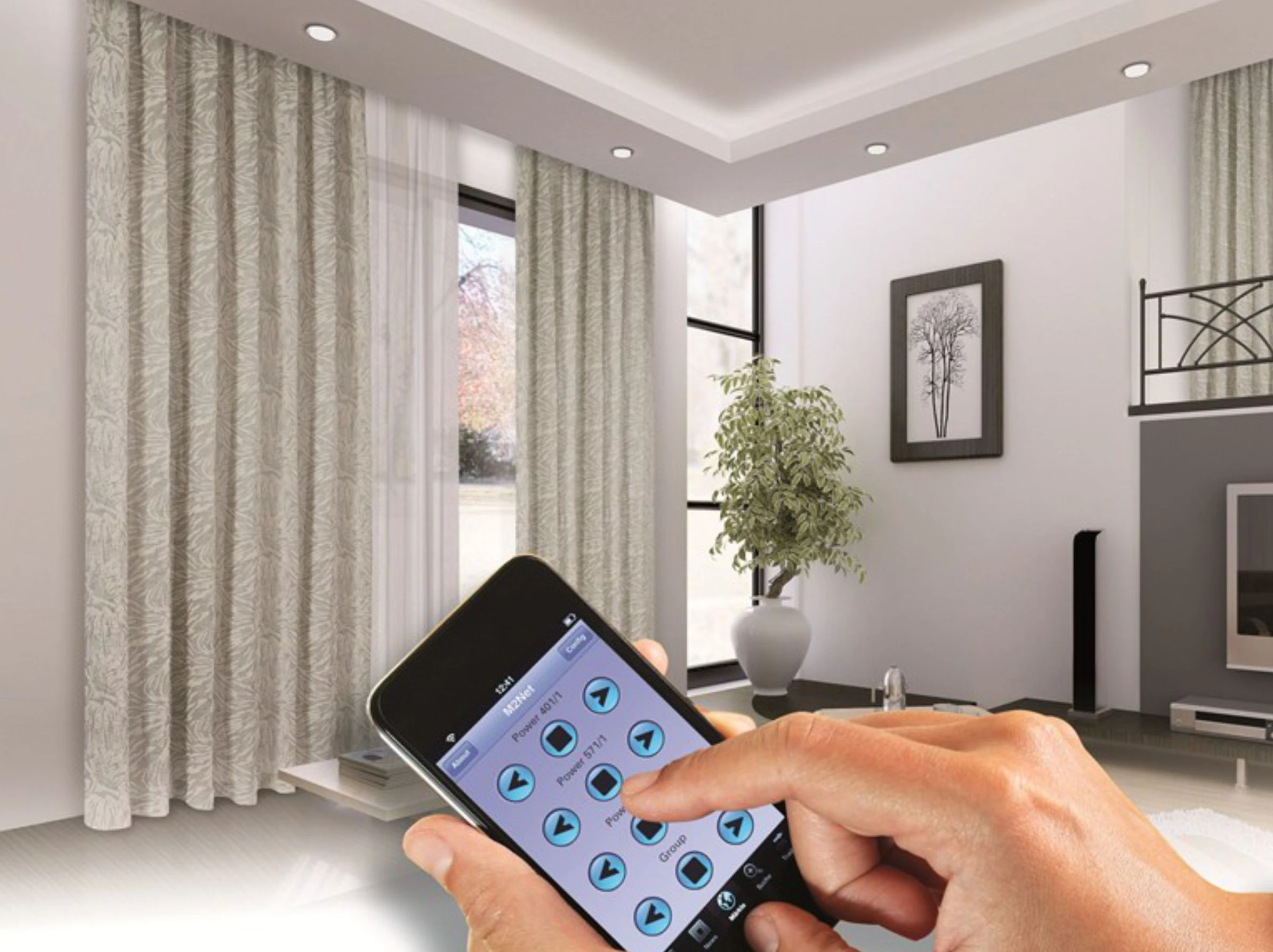 Affordable Motorized Curtains with Rapid Installation