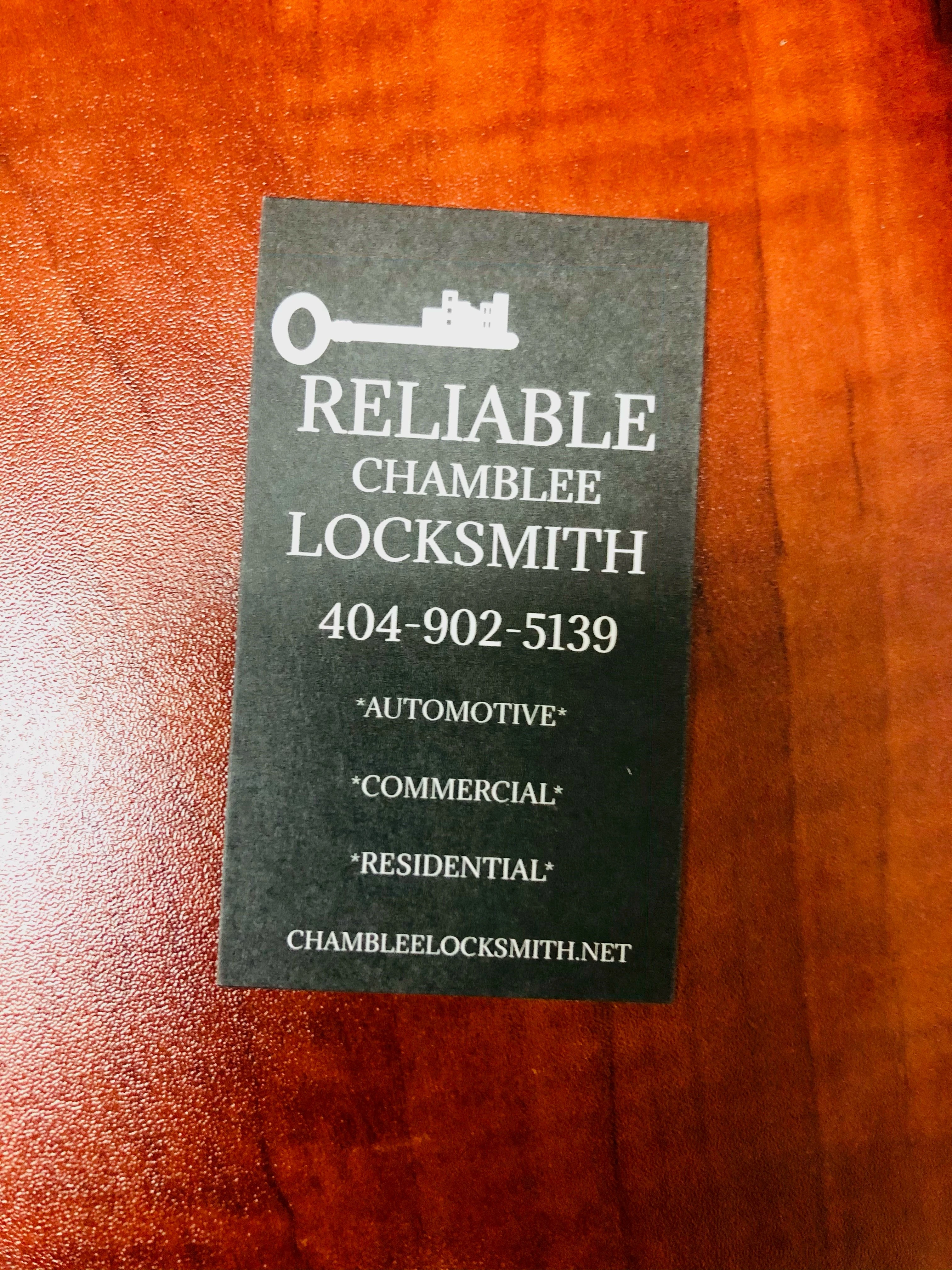 Reliable Chamblee Locksmith